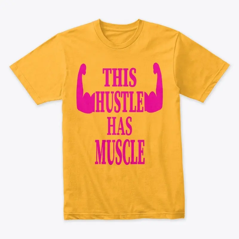 Hustle Muscle Hot Pink