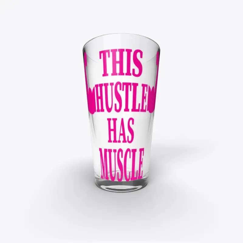 Hustle Muscle Hot Pink