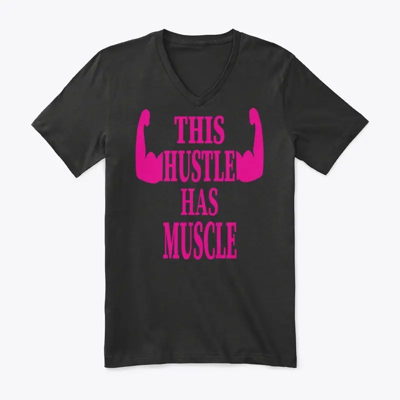 Hustle Muscle Hot Pink