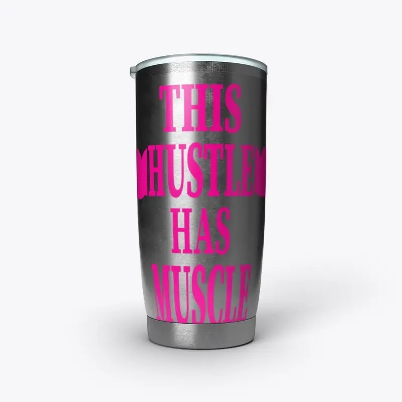 Hustle Muscle Hot Pink