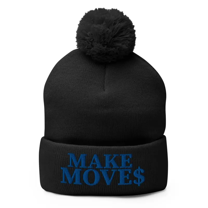 Make Moves Beanie Blue